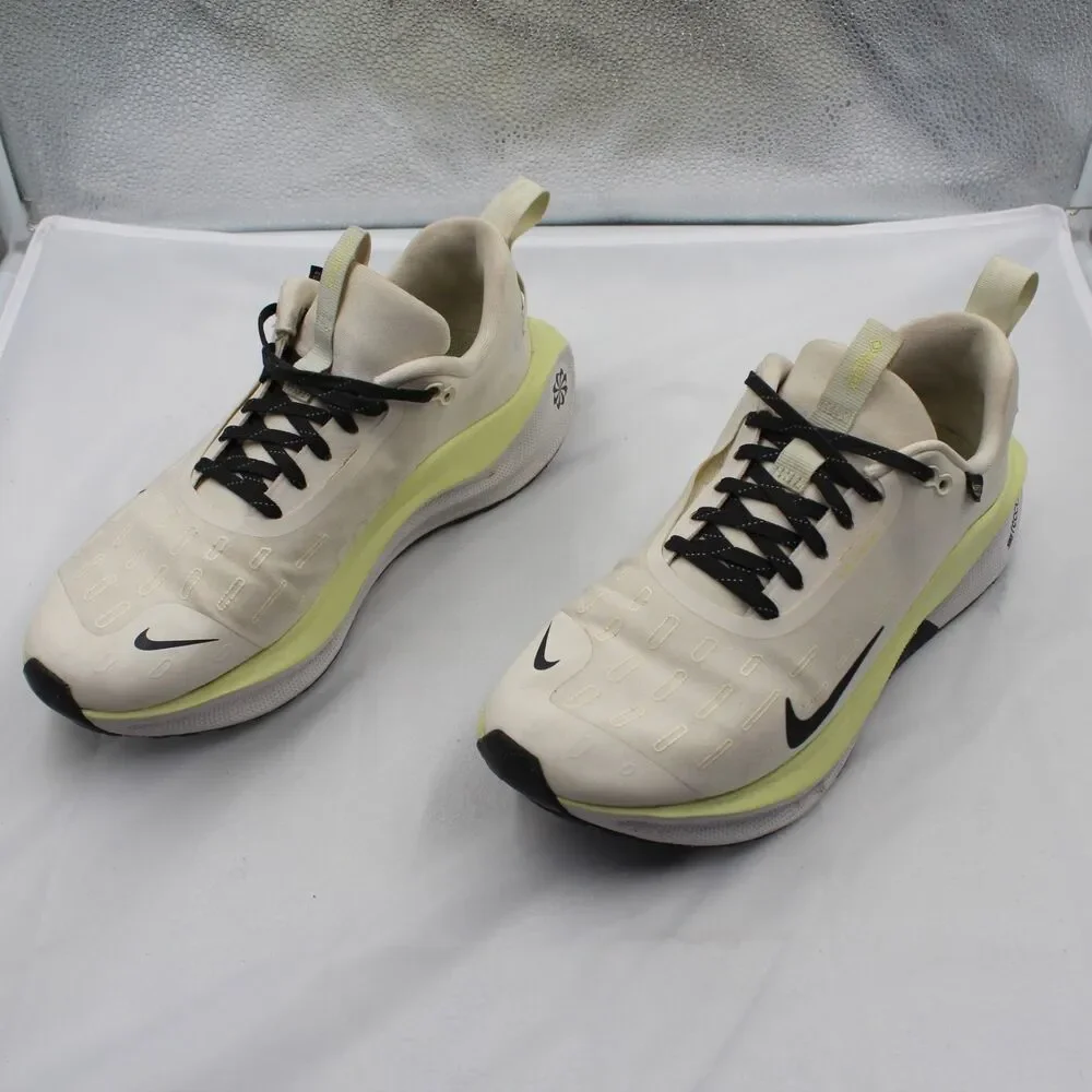 Nike ReactX Infinity Run 4 GORE-TEX Pale Ivory White Black Sz 9